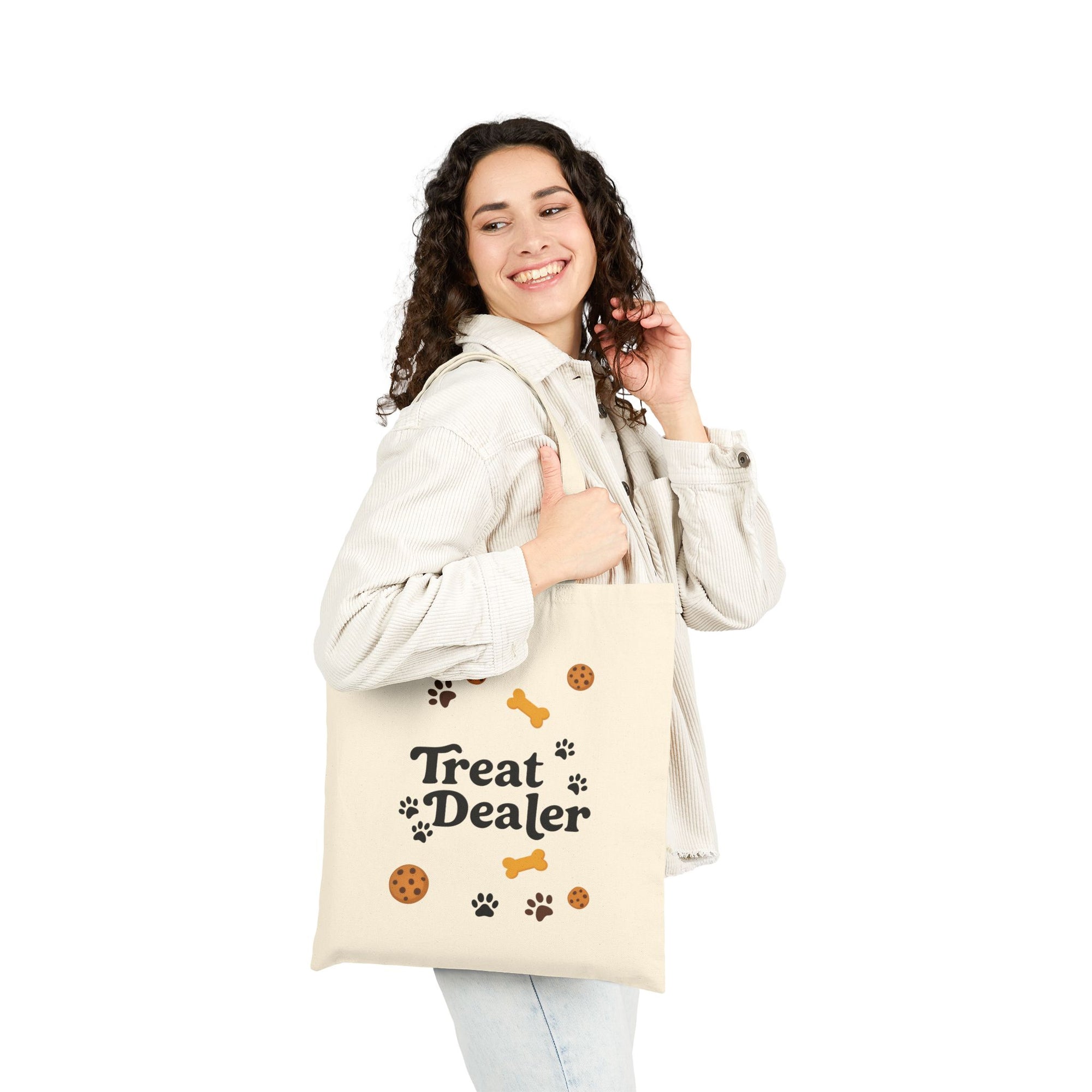 "Treat Dealer" Tote Bag – Premium Quality – Funny Gift for Dog & Cat Lovers