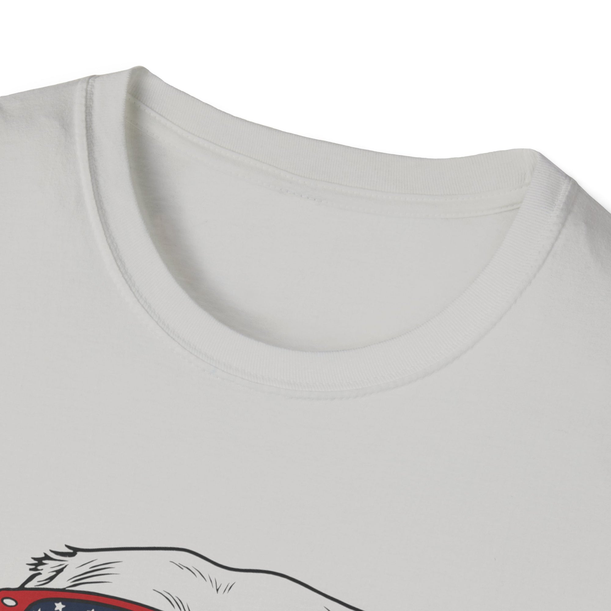 😎 Cool Dog T-Shirt – Patriotic Pup with American Flag Sunglasses