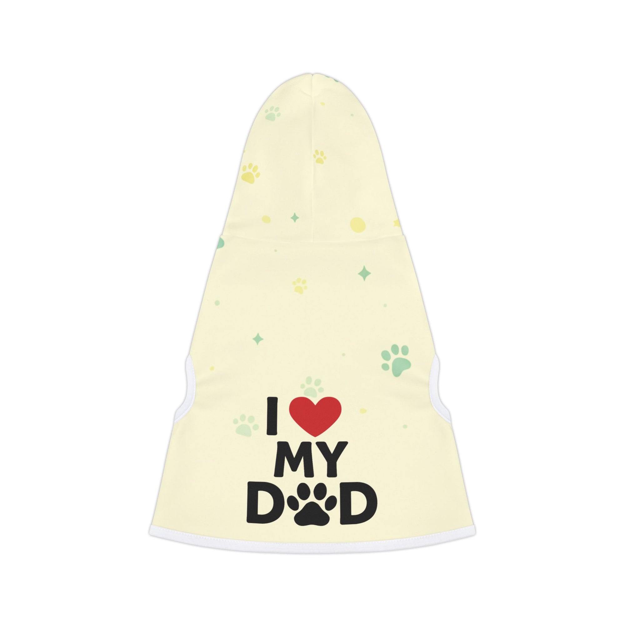 I love My Dad Pet Hoodie – Cozy pet Hoodie for Cats & Dogs