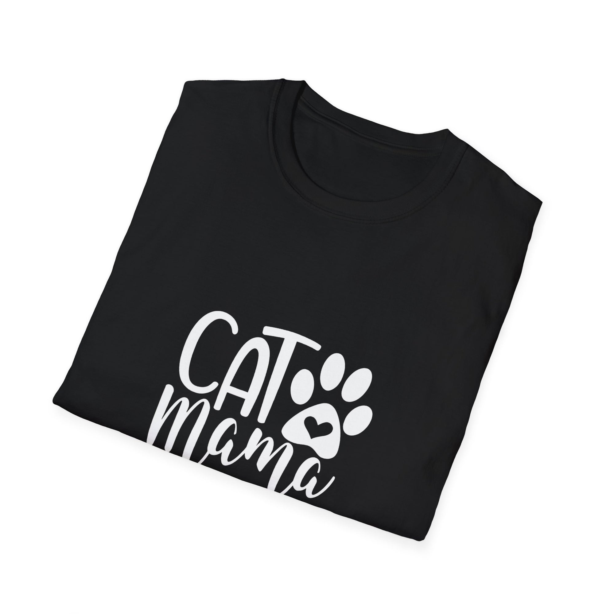 🖤 Cat Mama T-Shirt – Dark Color Edition