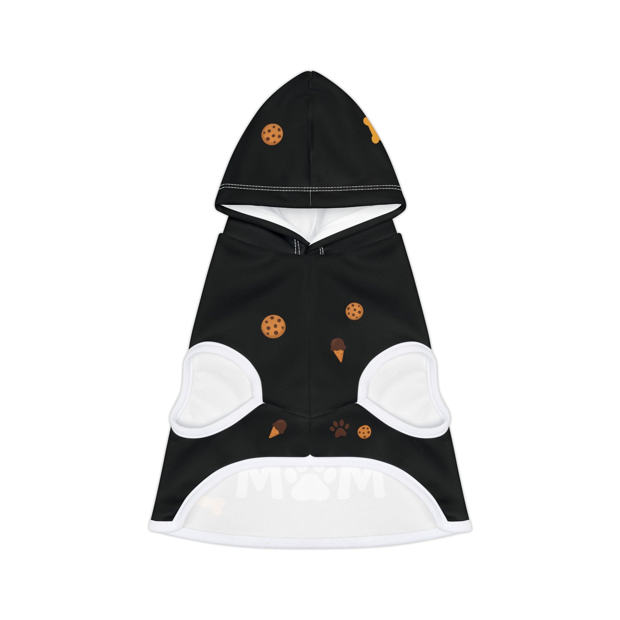 Pet Hoodie ā āI Love My Mom Pet Hoodieā Black Variant ā Cozy Apparel for Cats & Dogs