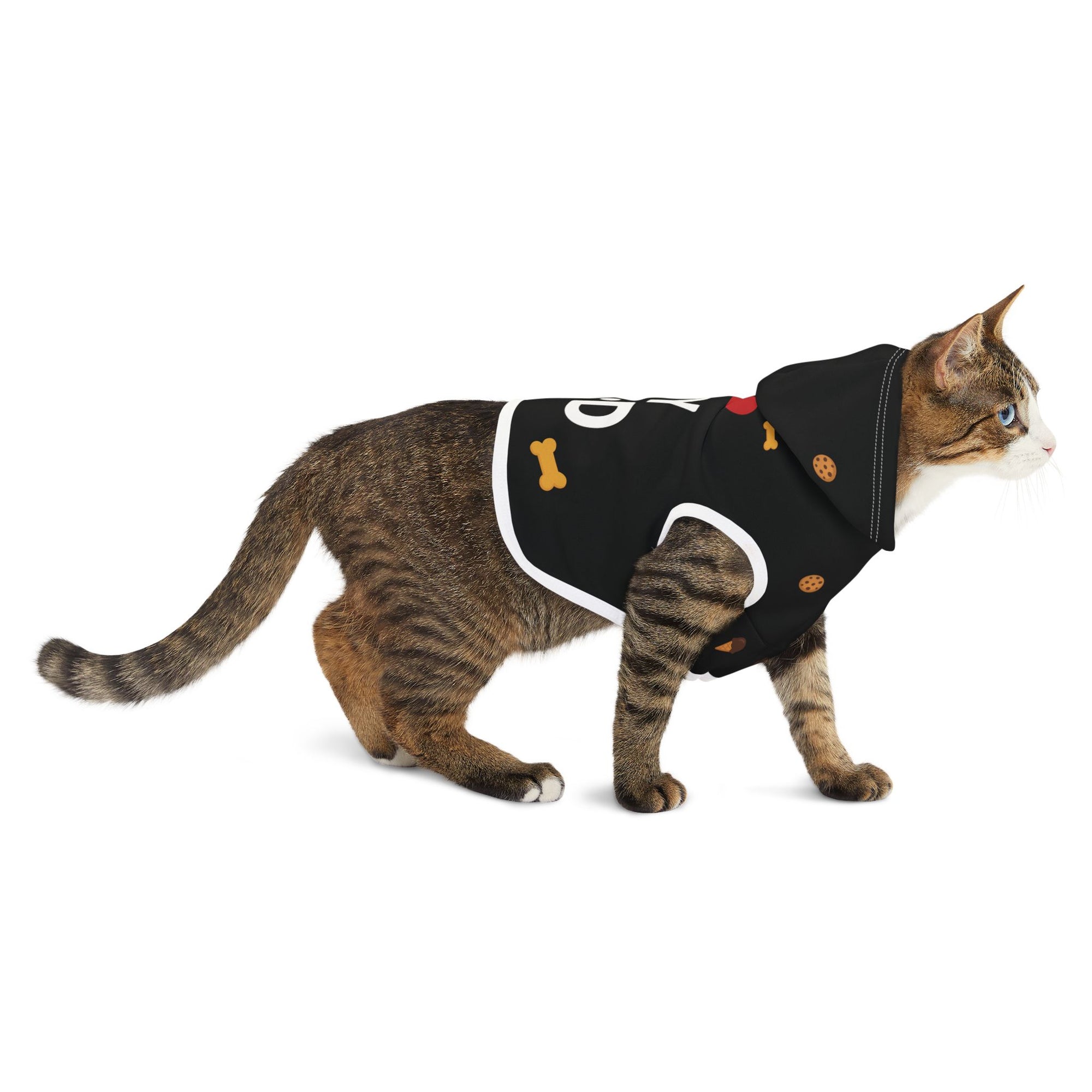 Pet Hoodie – “I love My Dad Pet Hoodie” Black Variant – Cozy Apparel for Cats & Dogs