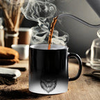 Patriotic Cat Color-Changing Mug – Heat Reveal with USA Sunglasses Design