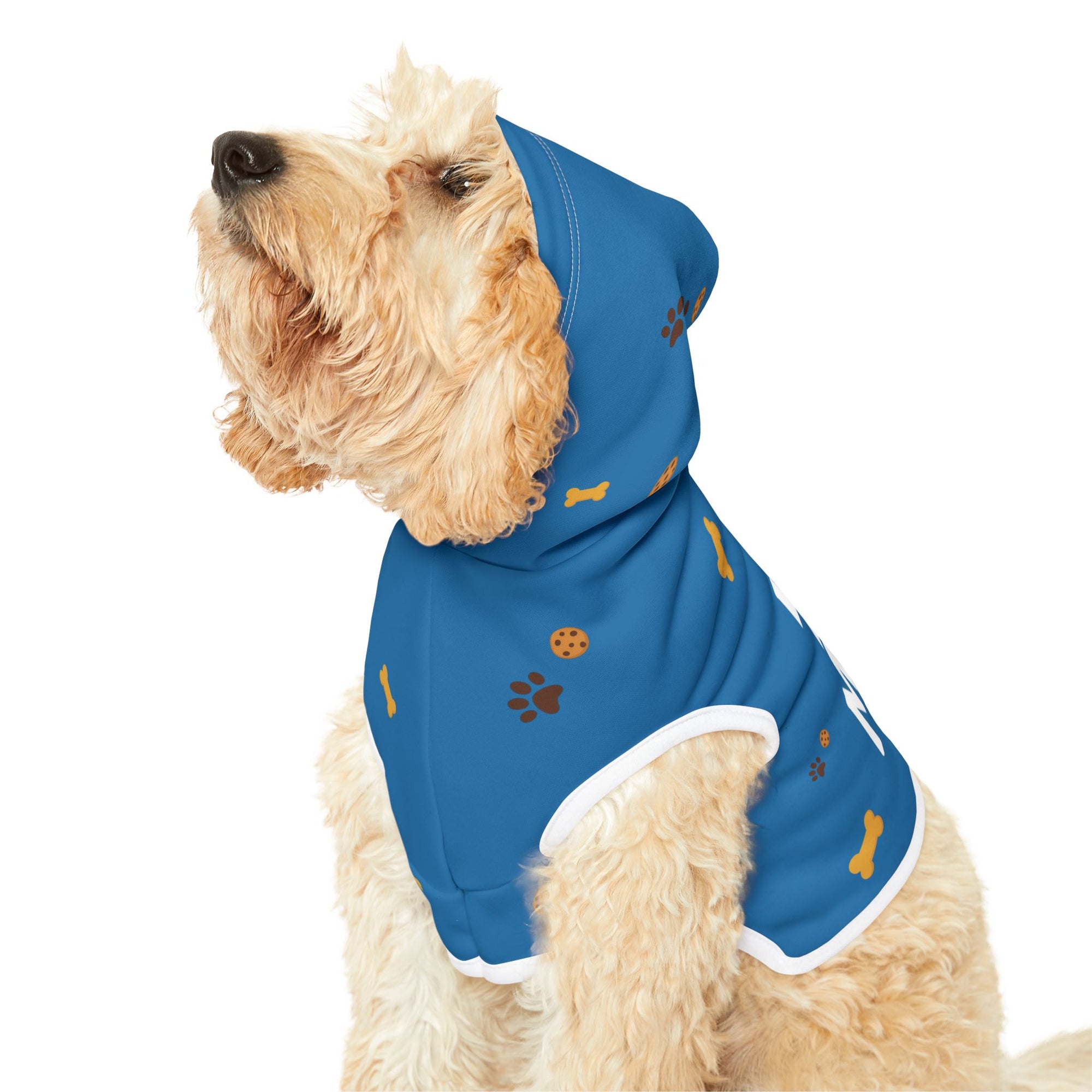 Pet Hoodie – “I Love My Mom Pet Hoodie” Sapphire Variant – Cozy Apparel for Cats & Dogs