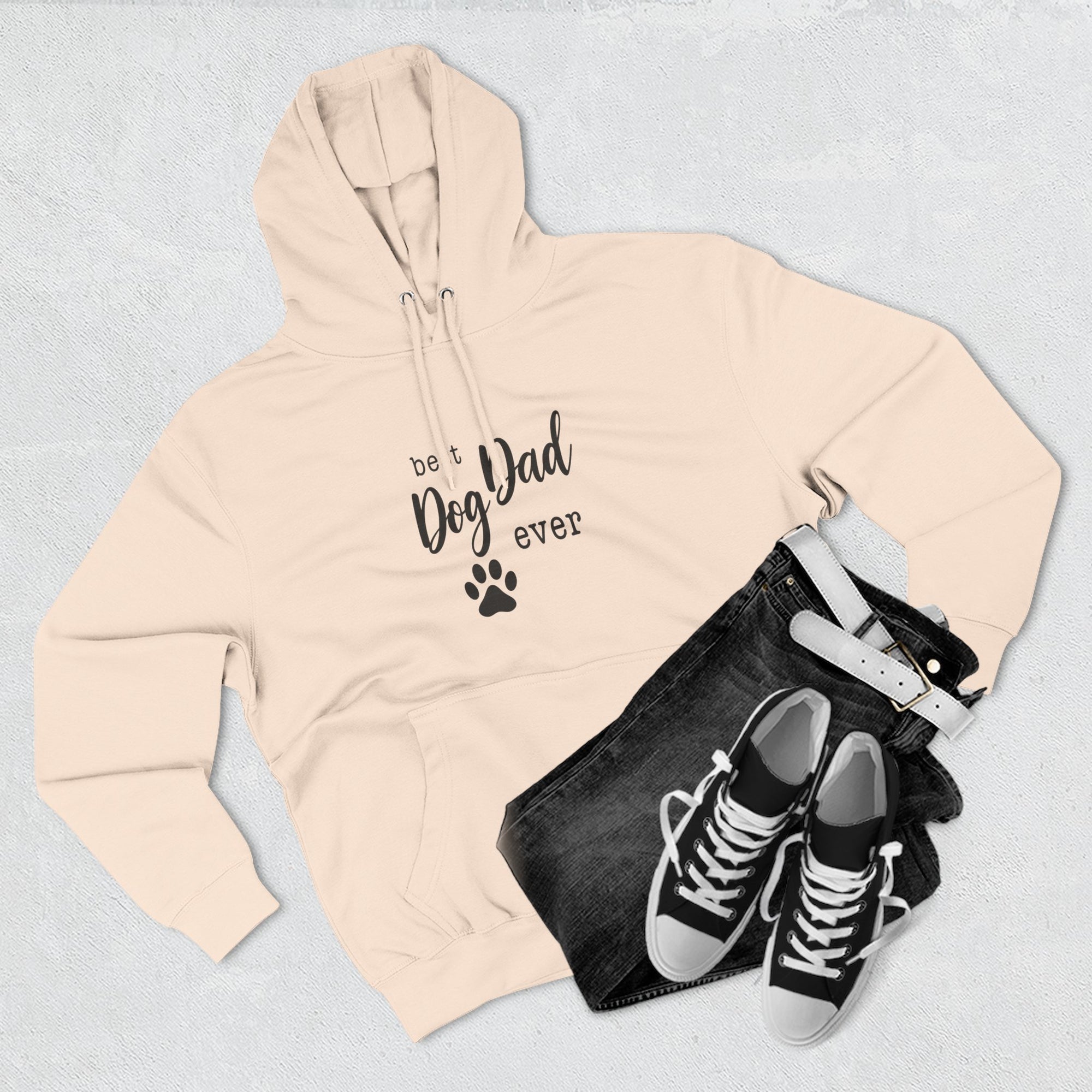 Best Dog Dad Ever Hoodie – Premium Quality – Cozy Fleece Edition