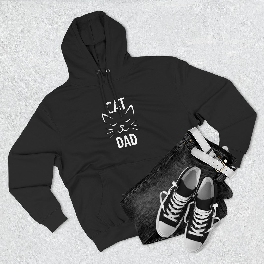 Cat Dad Hoodie – Premium Quality – Cozy Fleece Edition