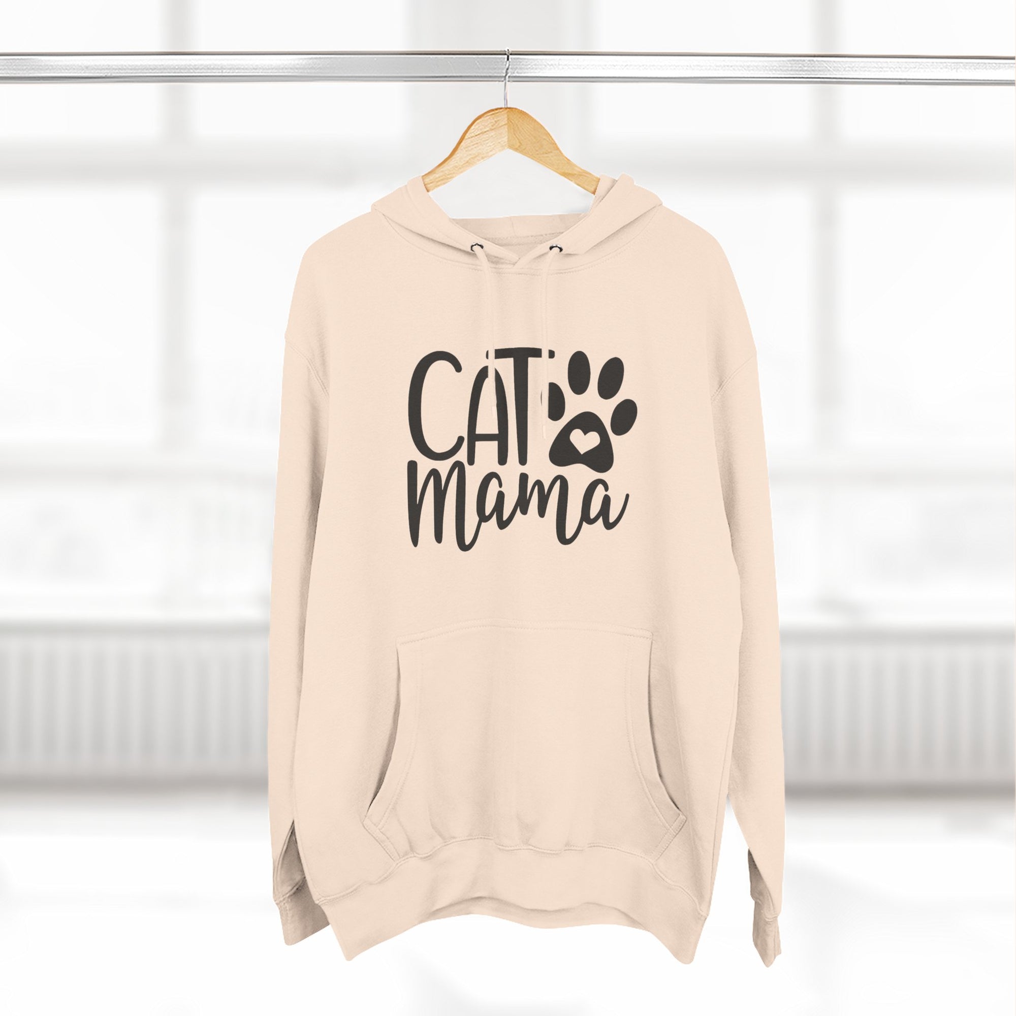 Cat Mama Hoodie – Premium Quality Cozy Fleece Edition