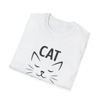 😼 Personalized Cat Dad T-Shirt – Custom Name Edition