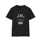 😼 Cat Dad T-Shirt – Feline Pride in Style