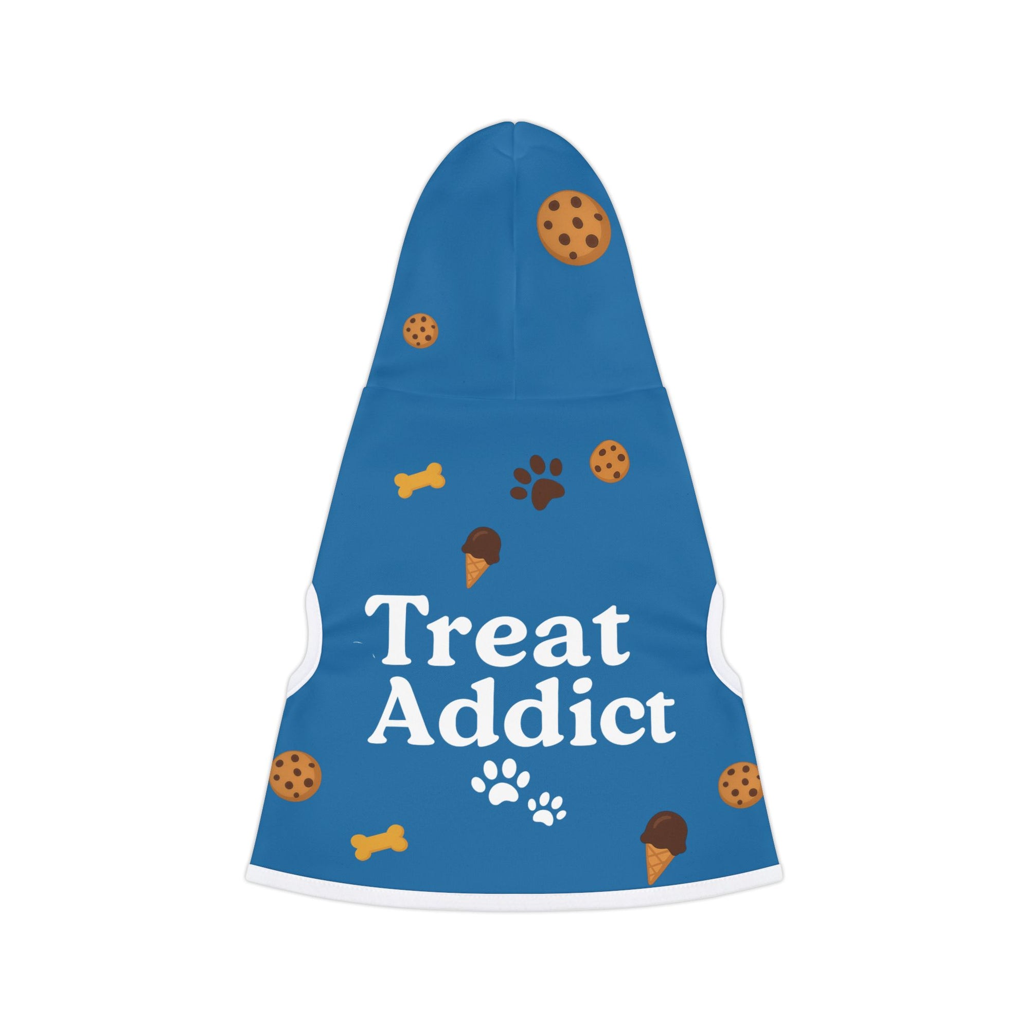 Treat Addict Pet Hoodie – Sapphire – Cozy Style for Your Snack – Loving Sidekick