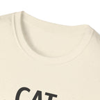 😼 Personalized Cat Dad T-Shirt – Custom Name Edition