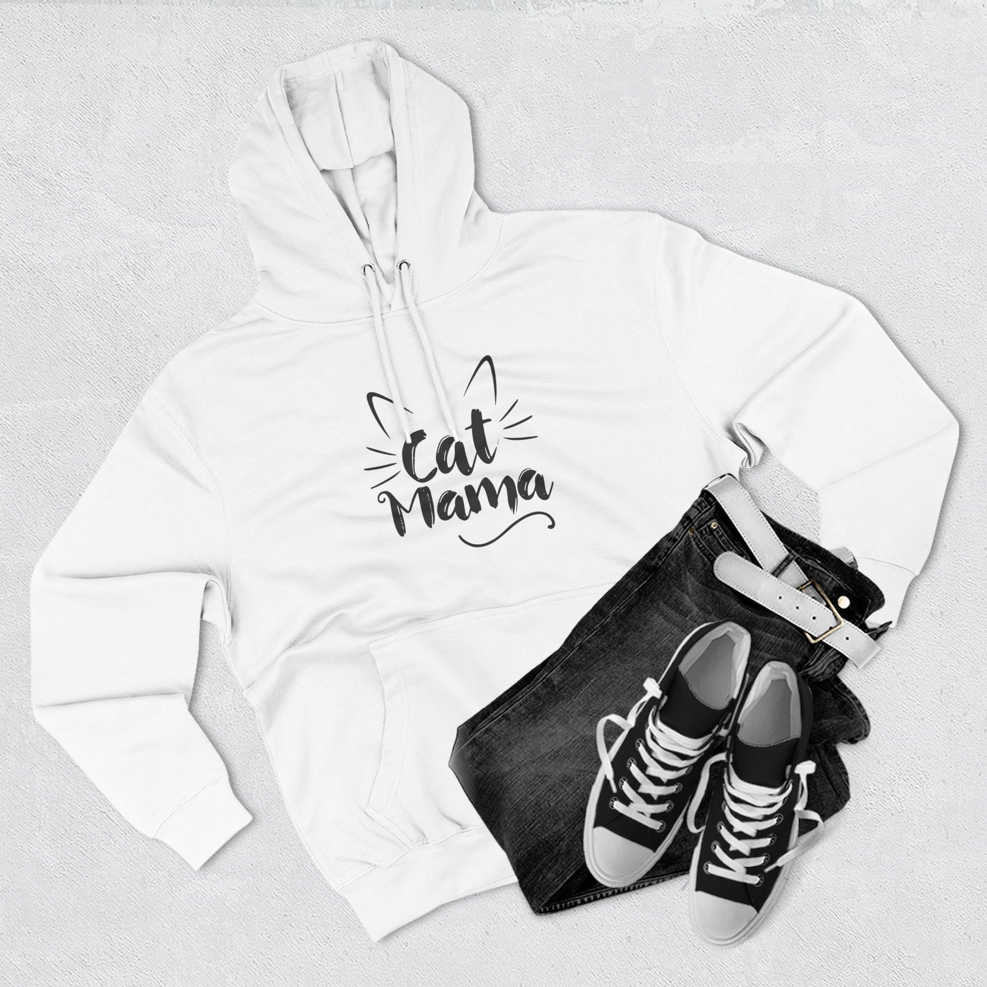 Cat Mama Hoodie – Premium Quality Cozy Fleece Edition