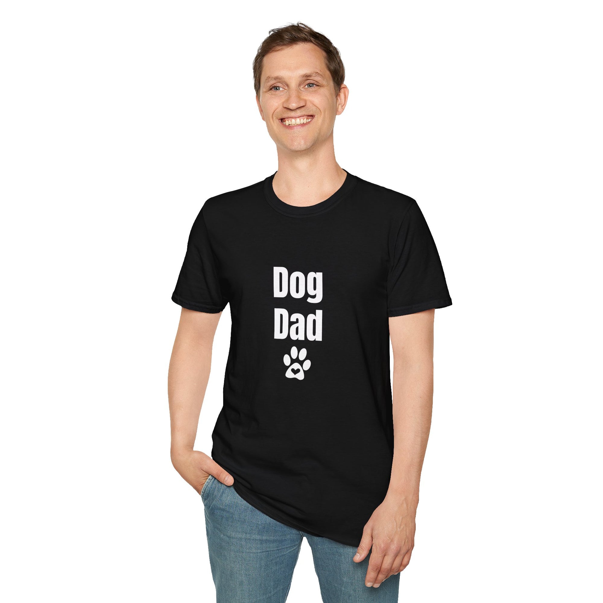 🐶 Dog Dad Light T-Shirt – Everyday Comfort for Pet Lovers
