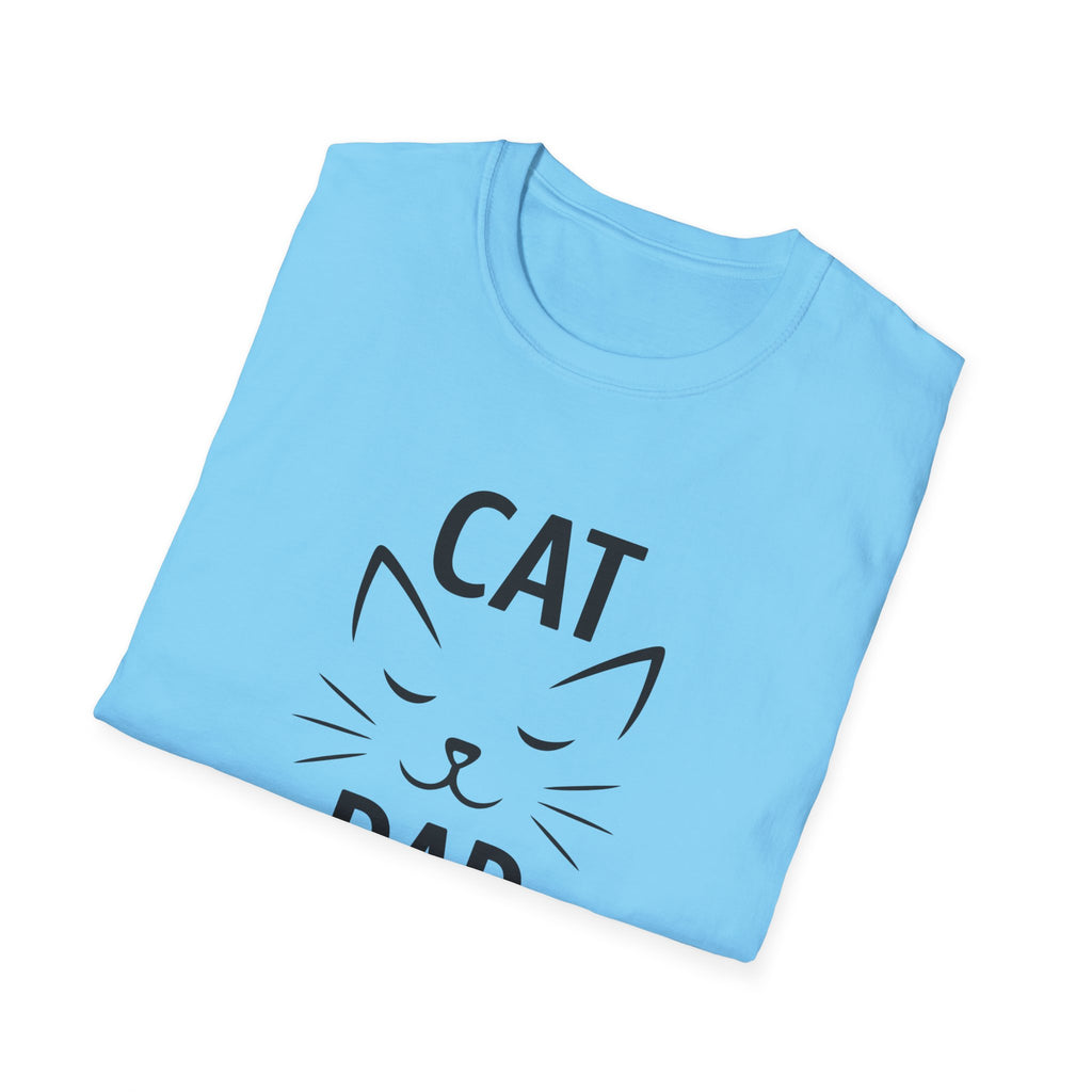 😼 Personalized Cat Dad T-Shirt – Custom Name Edition