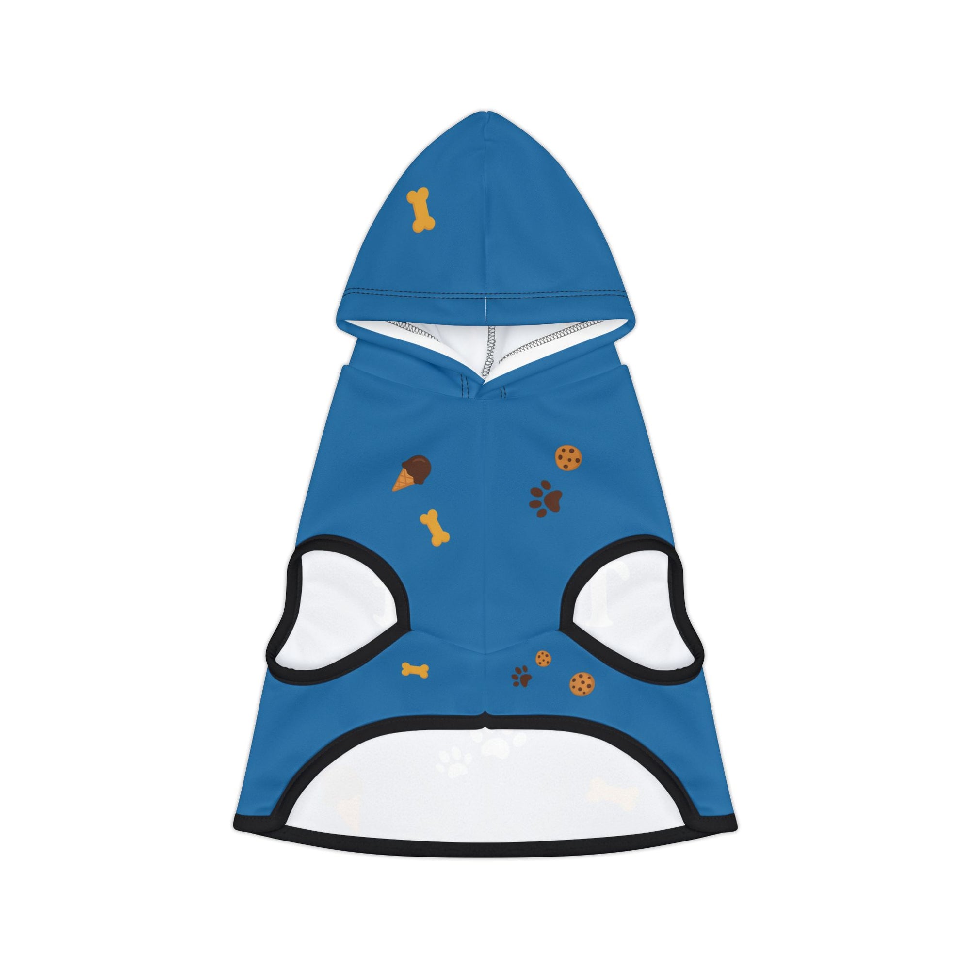 Treat Addict Pet Hoodie ā Sapphire ā Cozy Style for Your Snack ā Loving Sidekick