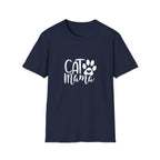 🖤 Cat Mama T-Shirt – Dark Color Edition