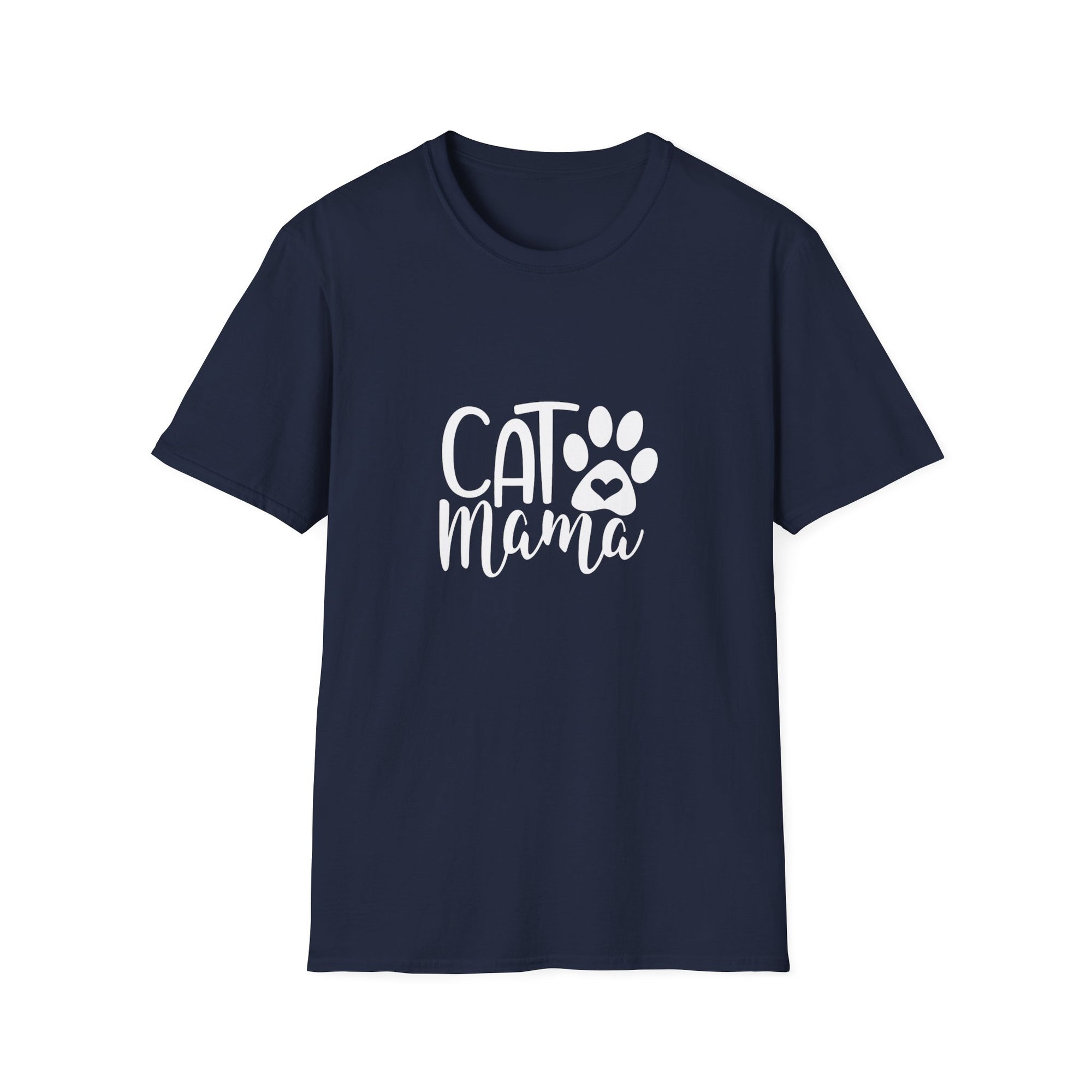 🖤 Cat Mama T-Shirt – Dark Color Edition