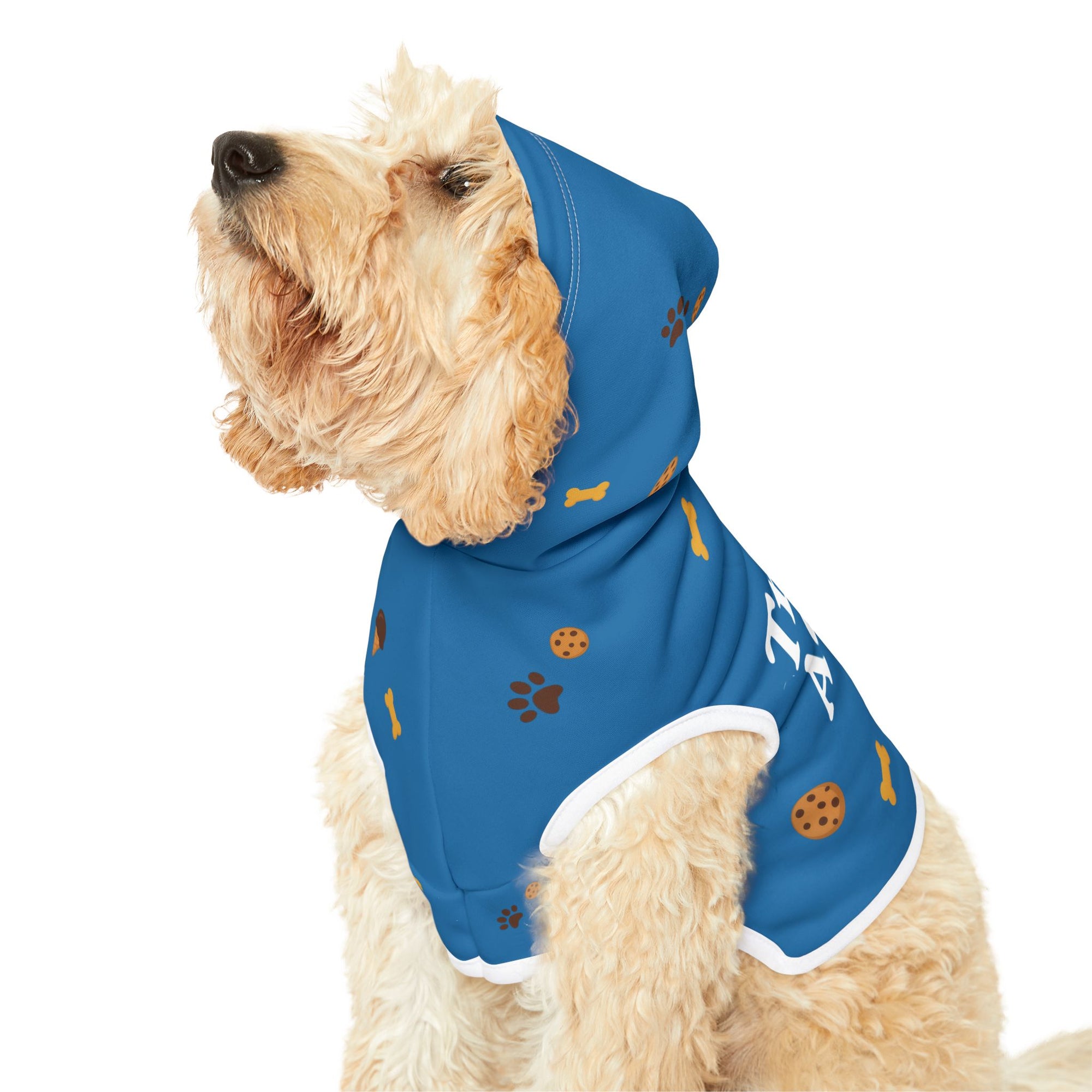 Treat Addict Pet Hoodie – Sapphire – Cozy Style for Your Snack – Loving Sidekick