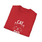 😼 Personalized Cat Dad T-Shirt – Custom Name Edition