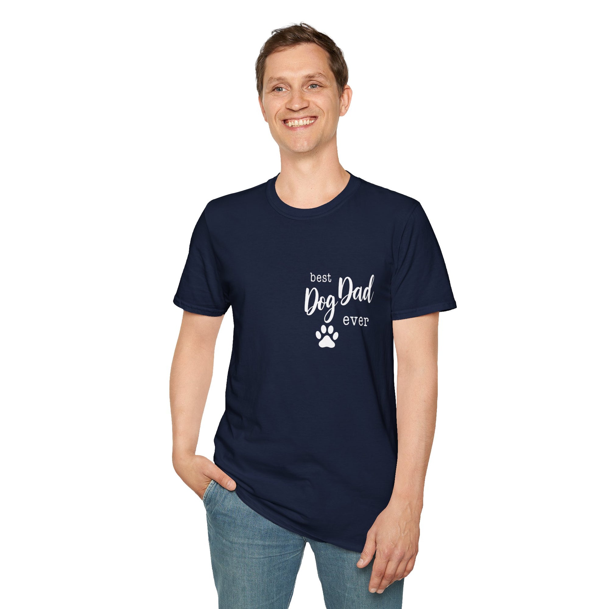 🐾 Best Dog Dad Ever T-Shirt – For Proud Pup Parents