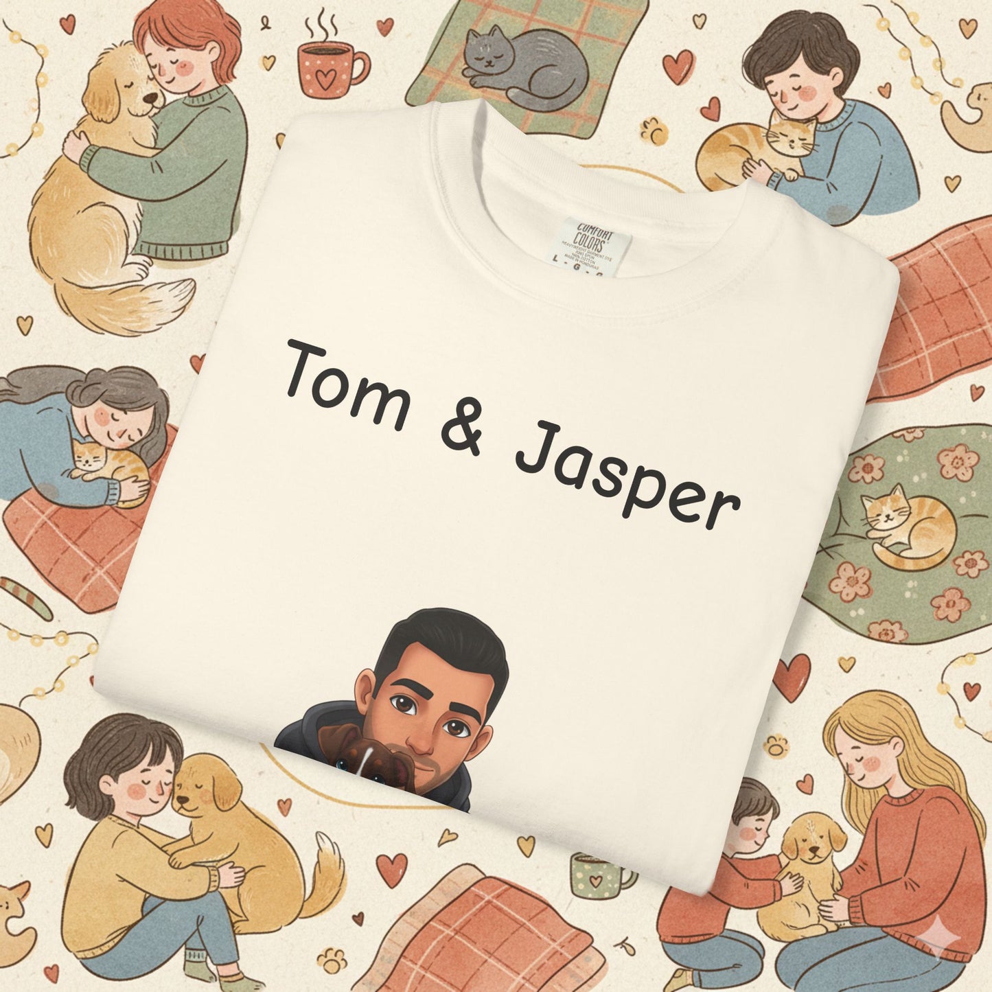 Custom Pet & Owner T-Shirt
