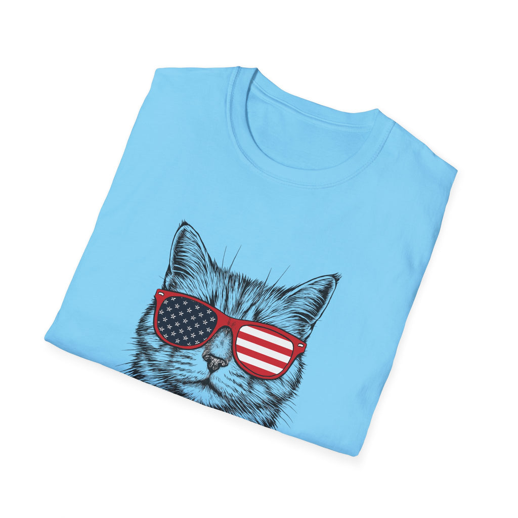 😎 Cool Cat with Shades T-Shirt – Purrfectly Stylish