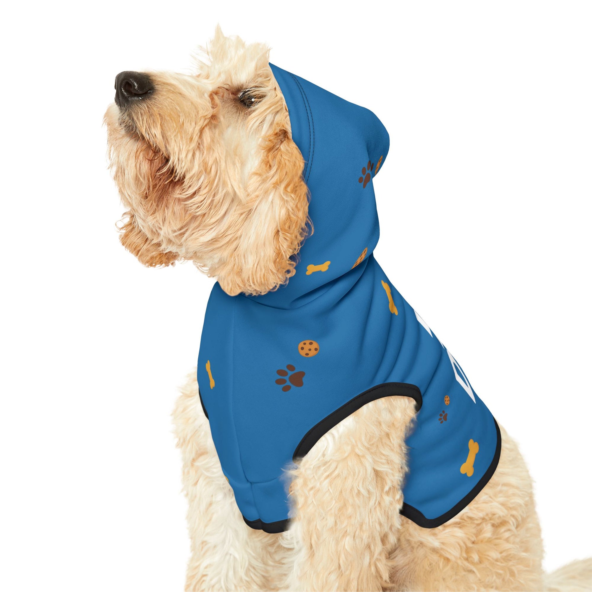 Pet Hoodie – “I love My Dad Pet Hoodie”  Sapphire Variant – Cozy Apparel for Cats & Dogs