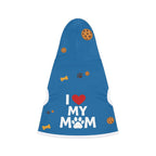 Pet Hoodie – “I Love My Mom Pet Hoodie” Sapphire Variant – Cozy Apparel for Cats & Dogs