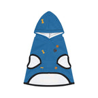 Superhero Pet Hoodie – “My Human Needed Saving” Sapphire