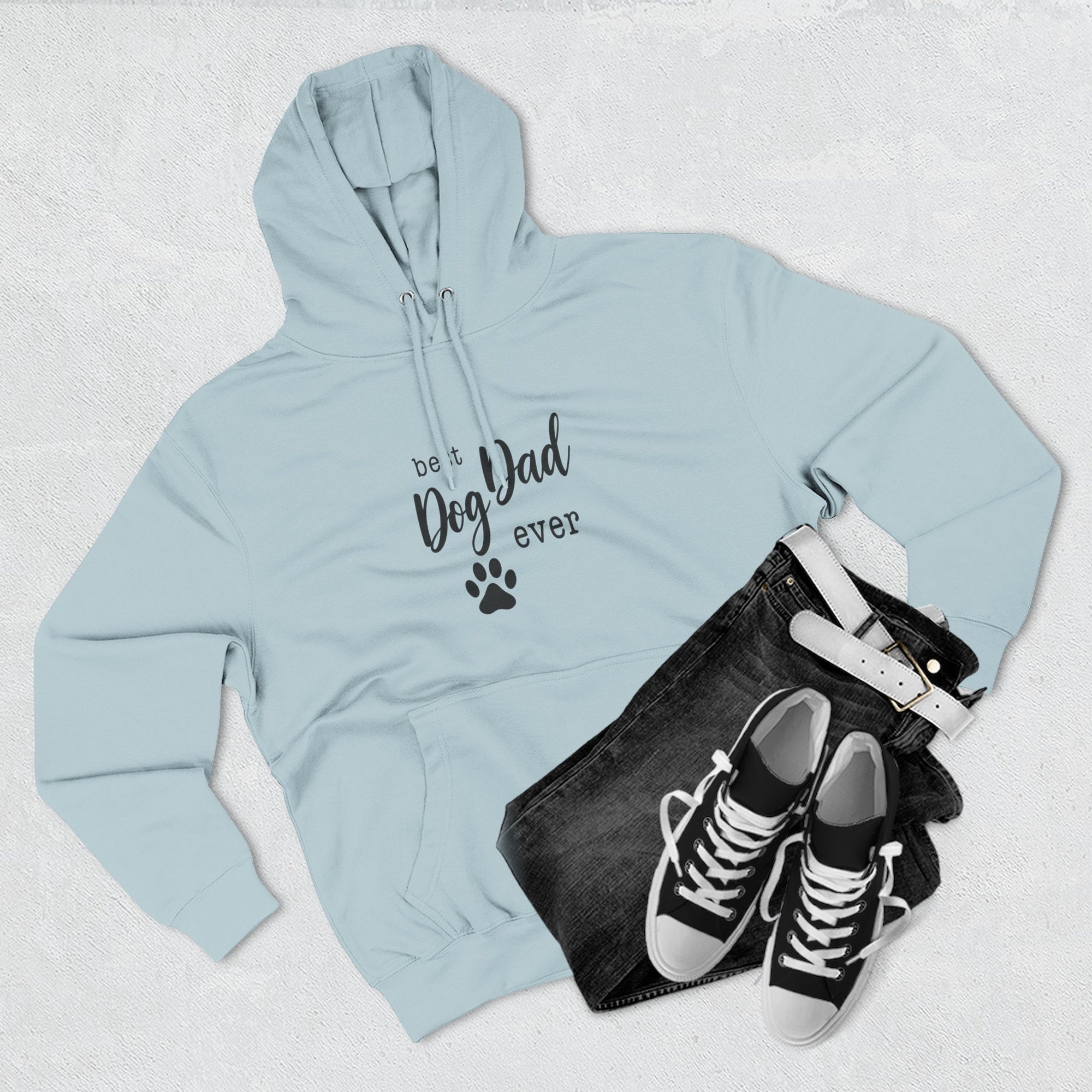 Best Dog Dad Ever Hoodie – Premium Quality – Cozy Fleece Edition