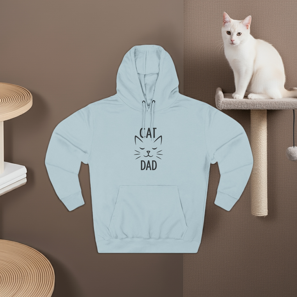 Cat Dad Hoodie – Premium Quality – Cozy Fleece Edition