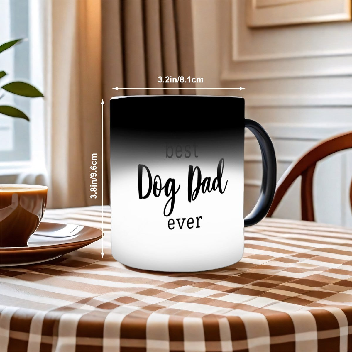 🖤 Magic Color Changing Dog Dad Mug