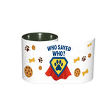 Who Saved Who? Superhero Mug – For Pet Parents
