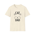 😼 Cat Dad T-Shirt – Feline Pride in Style