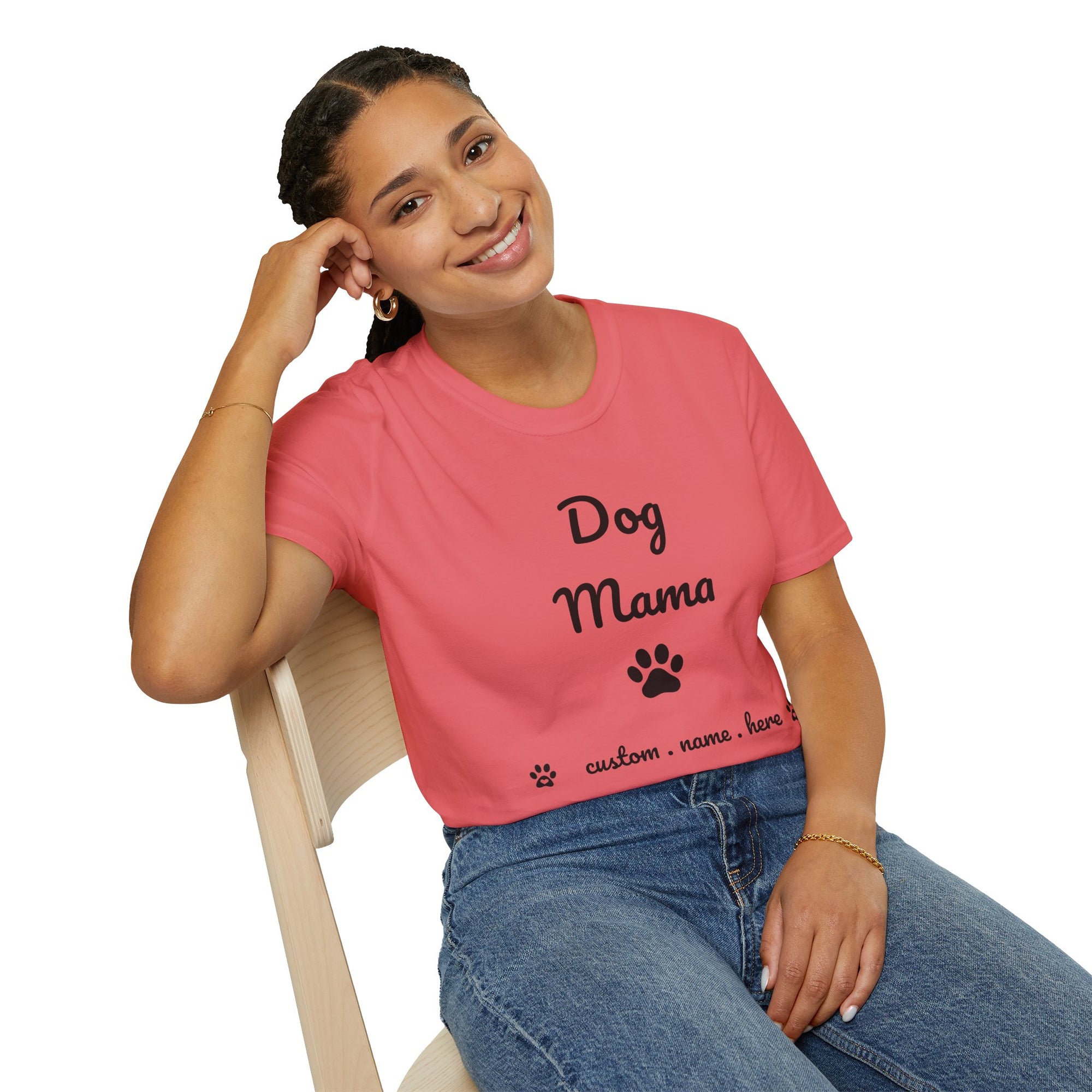 Personalized  – Dog Mom T-Shirt