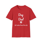 Personalized Dog Dad T-Shirt – Custom Name Edition