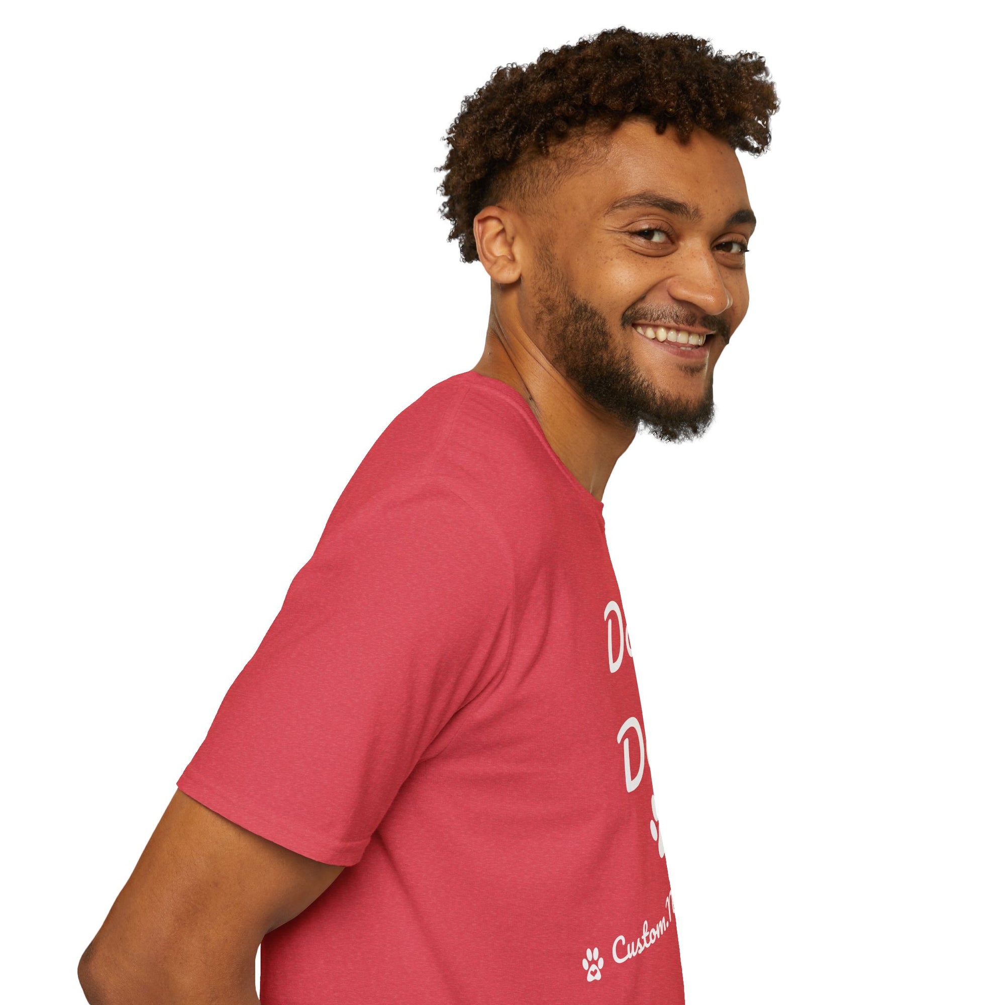 Personalized Dog Dad T-Shirt – Custom Name Edition