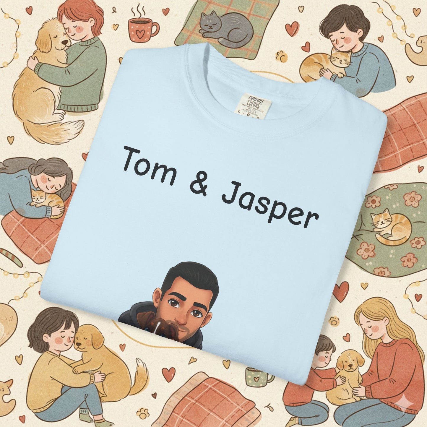 Custom Pet & Owner T-Shirt