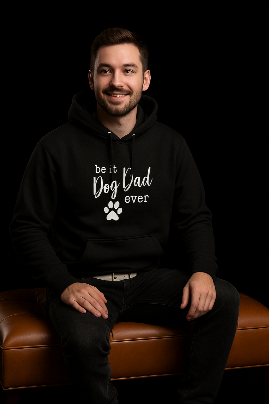 Best Dog Dad Ever Hoodie – Premium Quality – Cozy Fleece Edition