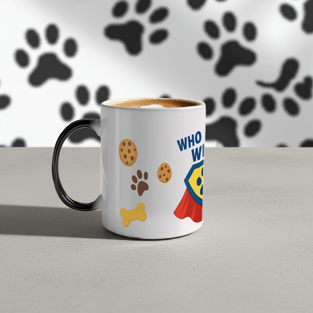 "Who Saved Who?" - Magic Color Changing Mug