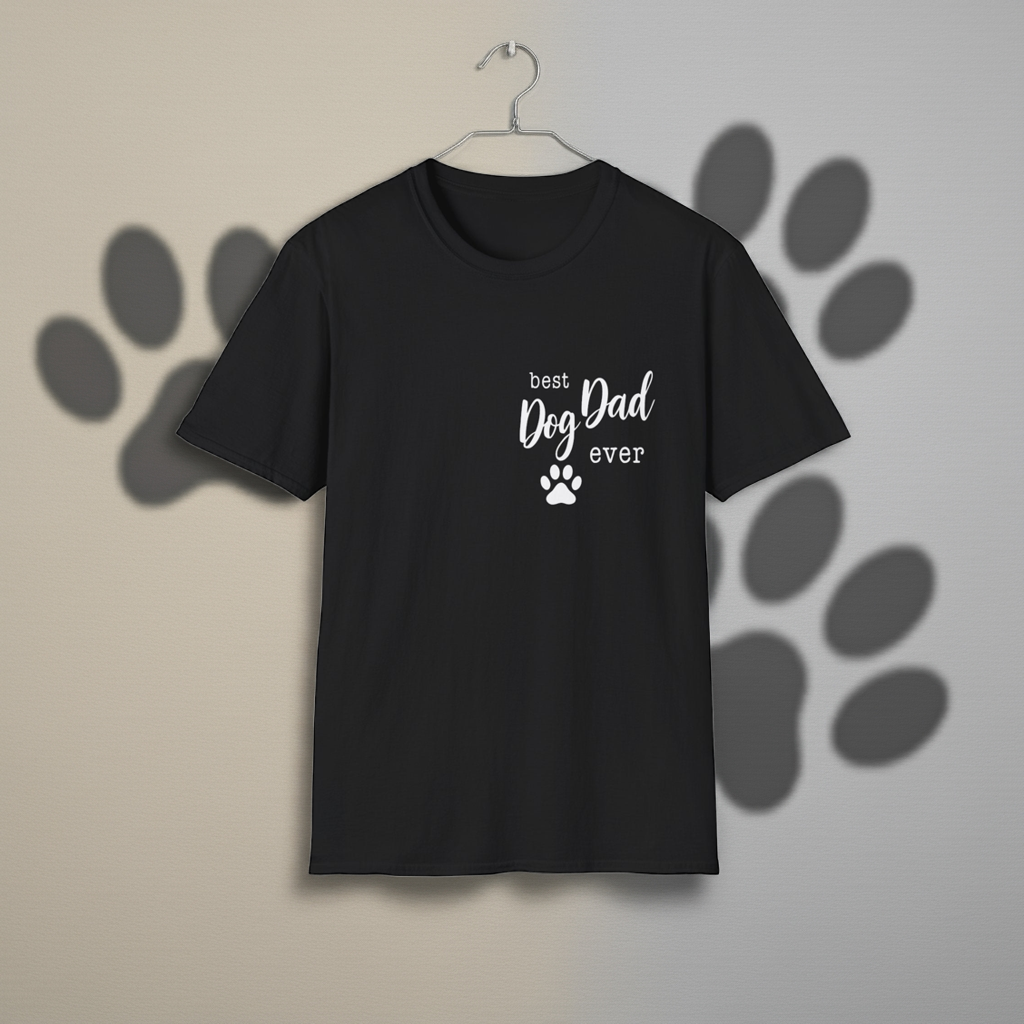 🐾 Best Dog Dad Ever T-Shirt – For Proud Pup Parents