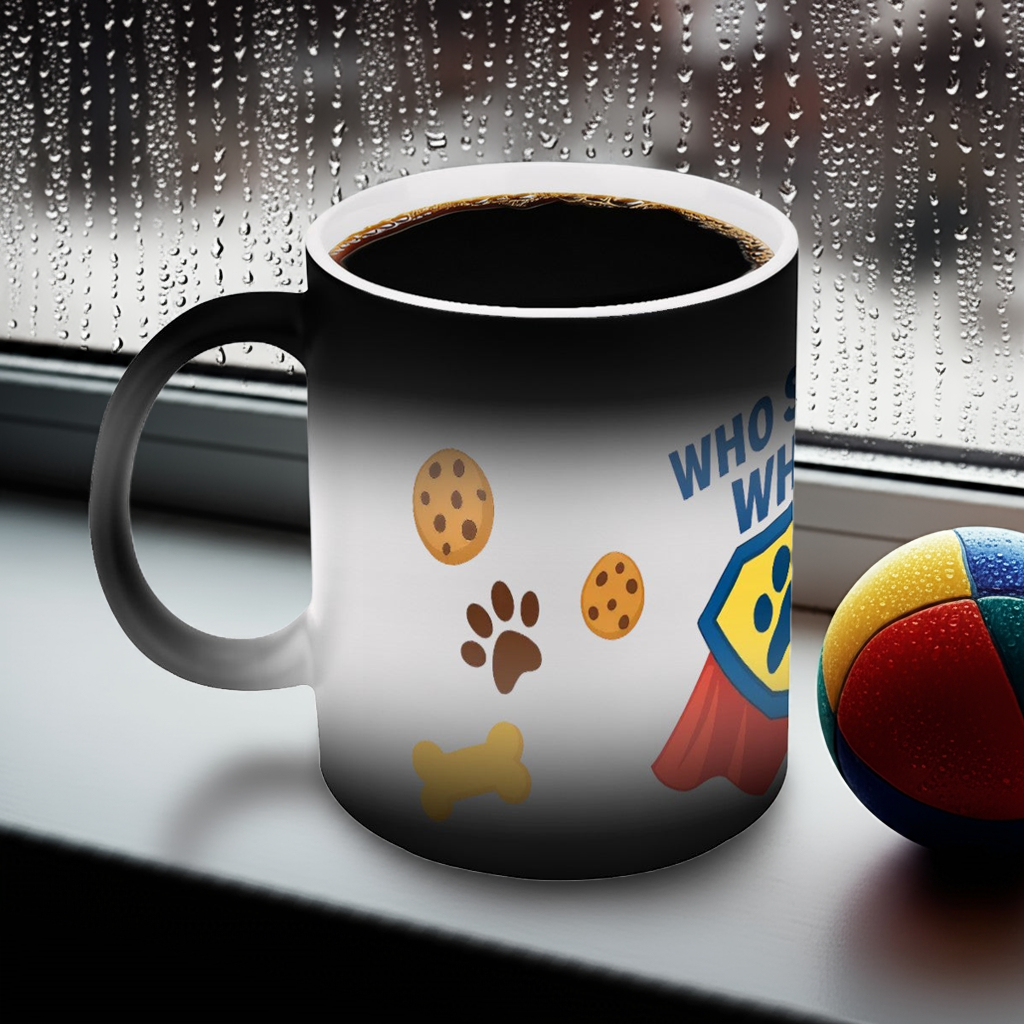 "Who Saved Who?" - Magic Color Changing Mug