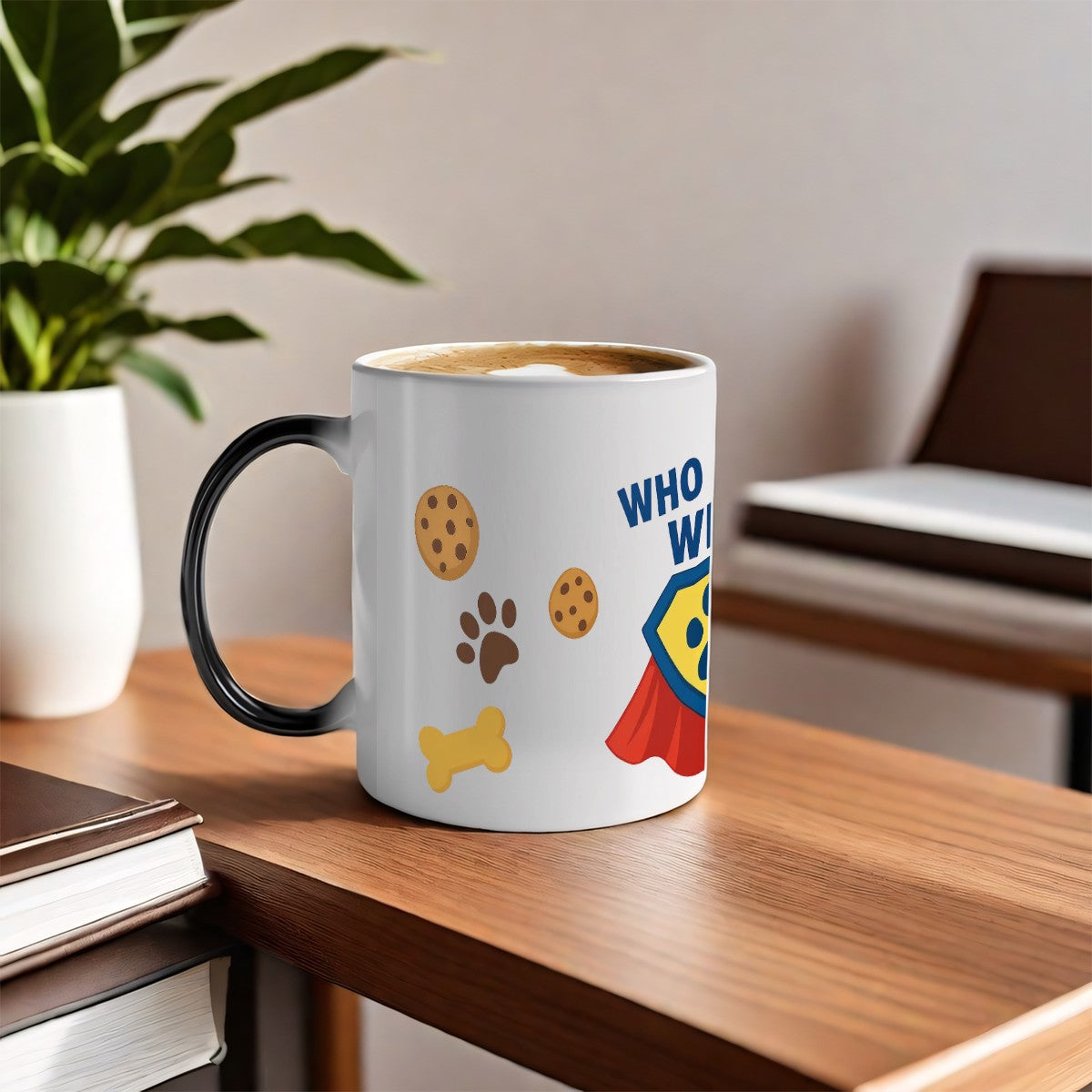 "Who Saved Who?" - Magic Color Changing Mug