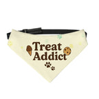 🐾 Treat Addict Pet Bandana with clip – Stylish Accessory for Cats & Dogs